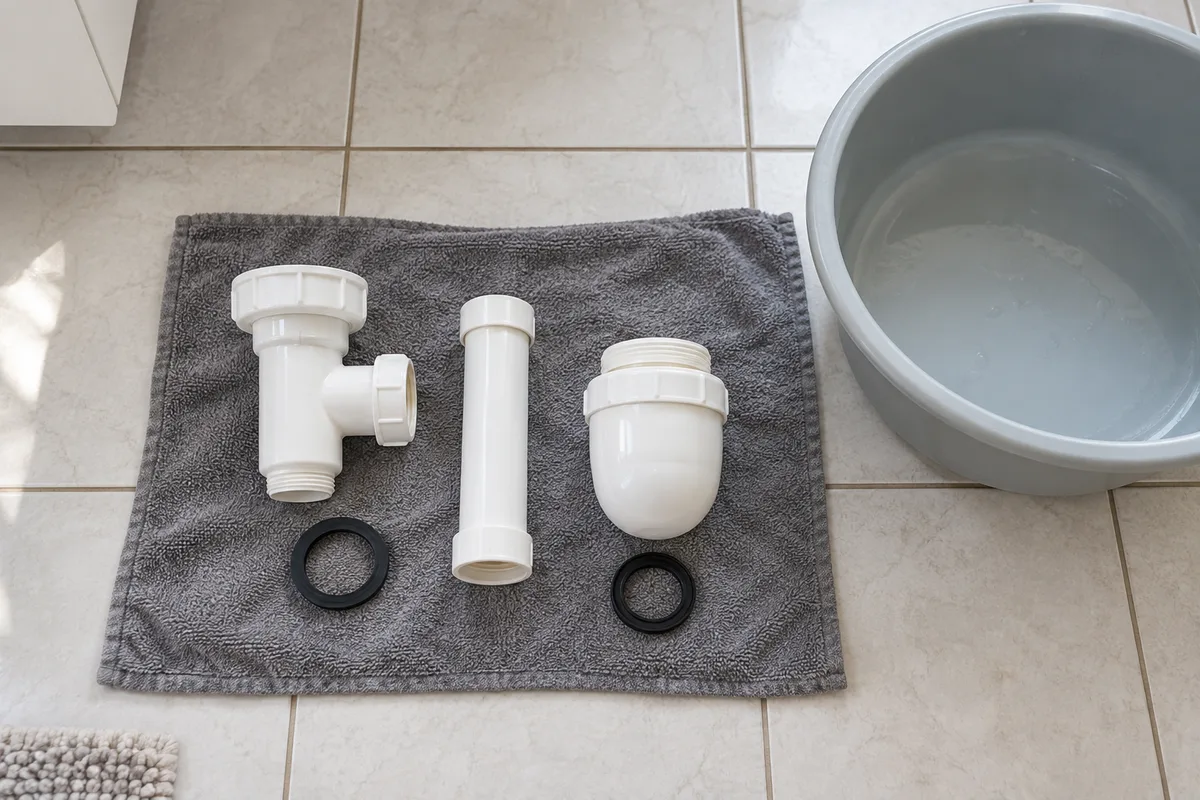 Siphon de lavabo : le démonter, le nettoyer, le changer